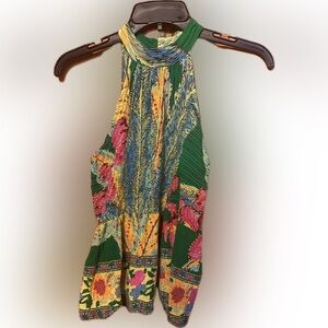 Cynthia Rowley Green and Yellow Fabric